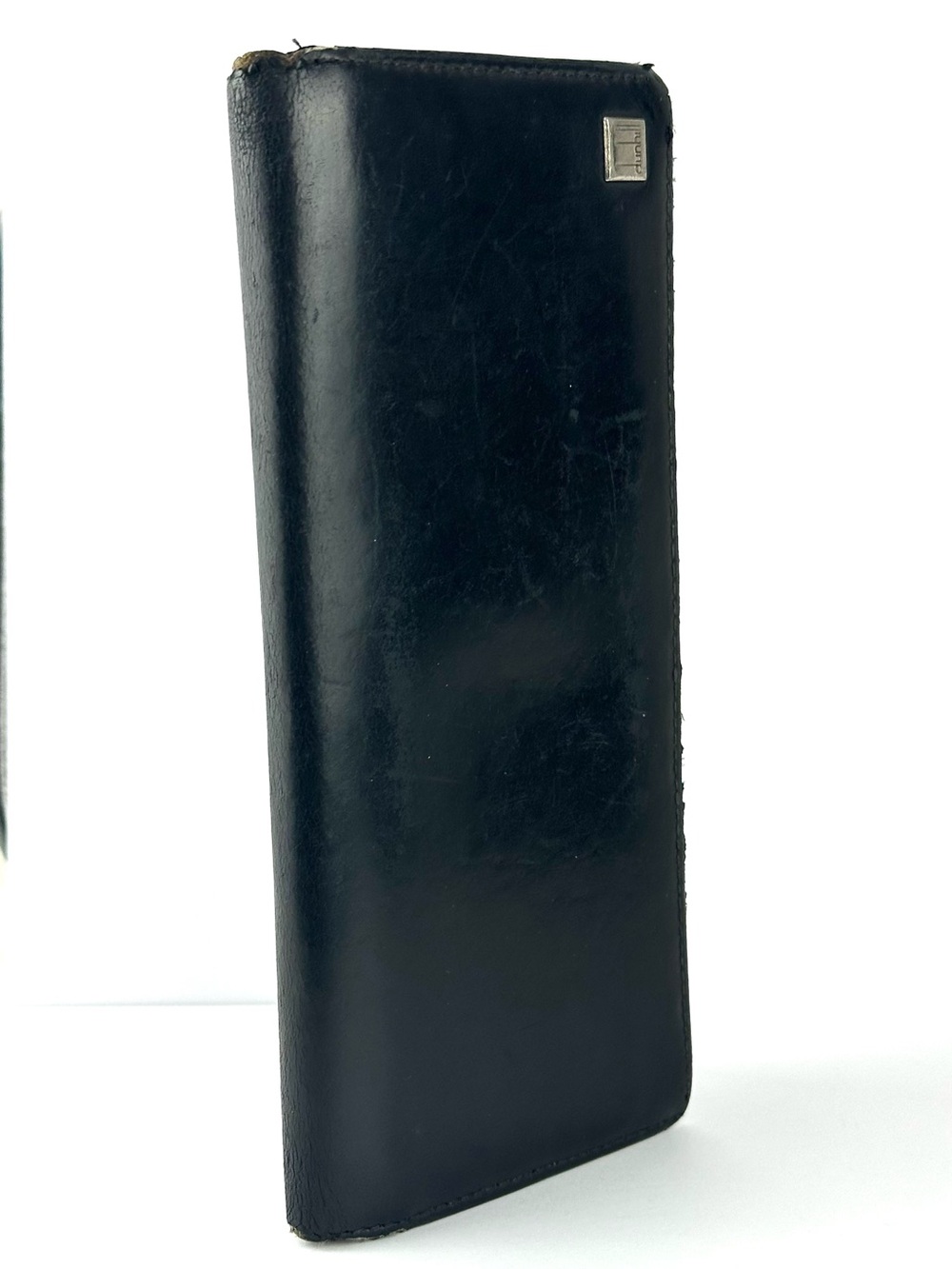 Dunhill Long Leather Wallet in Black & Sable Brown - Picture 14 of 14